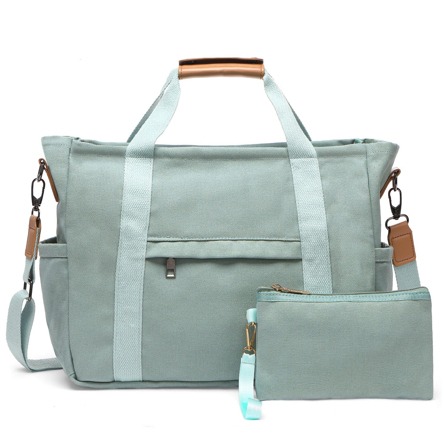 Travel Makeup Bag – 2PCS, Canvas, Multi-Pocket, for Travel & Work – detail view 32