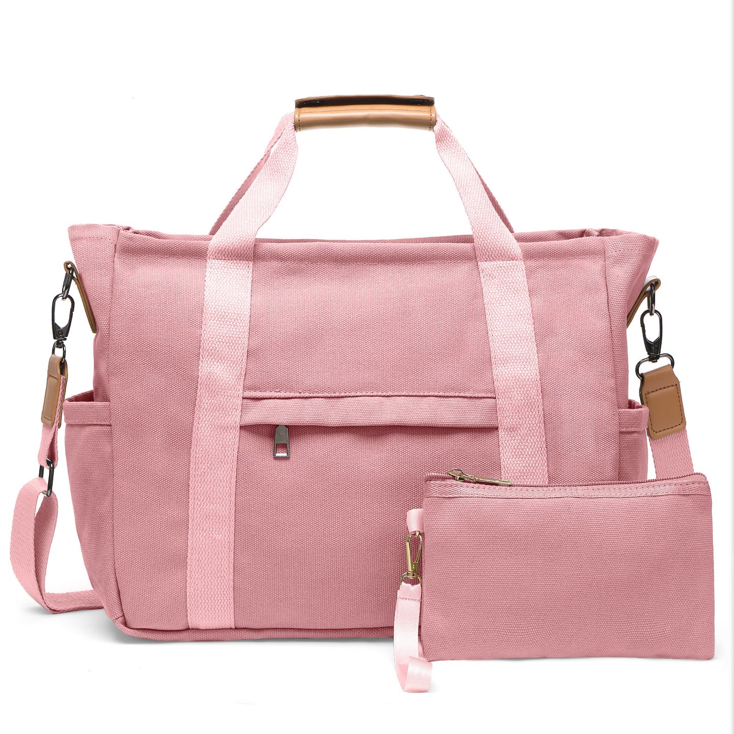 Travel Makeup Bag – 2PCS, Canvas, Multi-Pocket, for Travel & Work – detail view 38