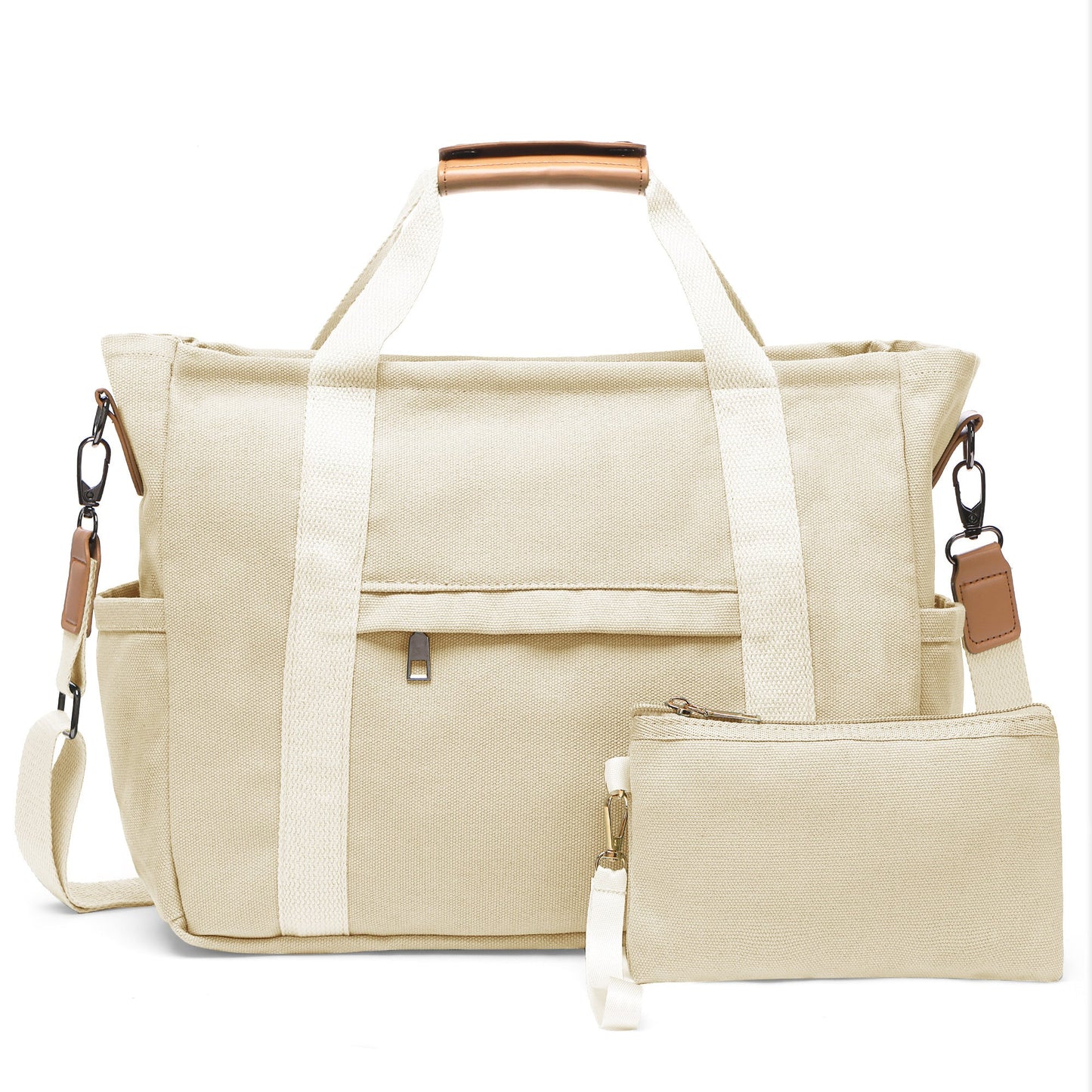 Travel Makeup Bag – 2PCS, Canvas, Multi-Pocket, for Travel & Work – detail view 34
