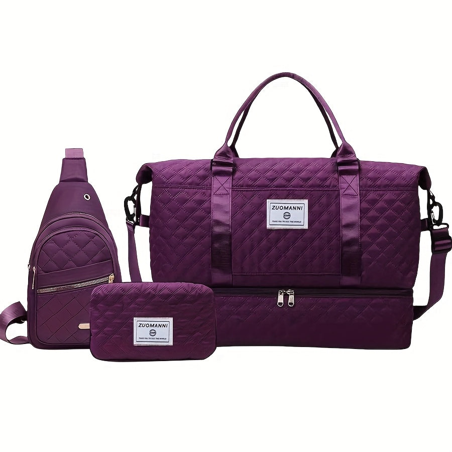 Travel Makeup Bag – 3 Piece, for Travel & Everyday Use – detail view 24