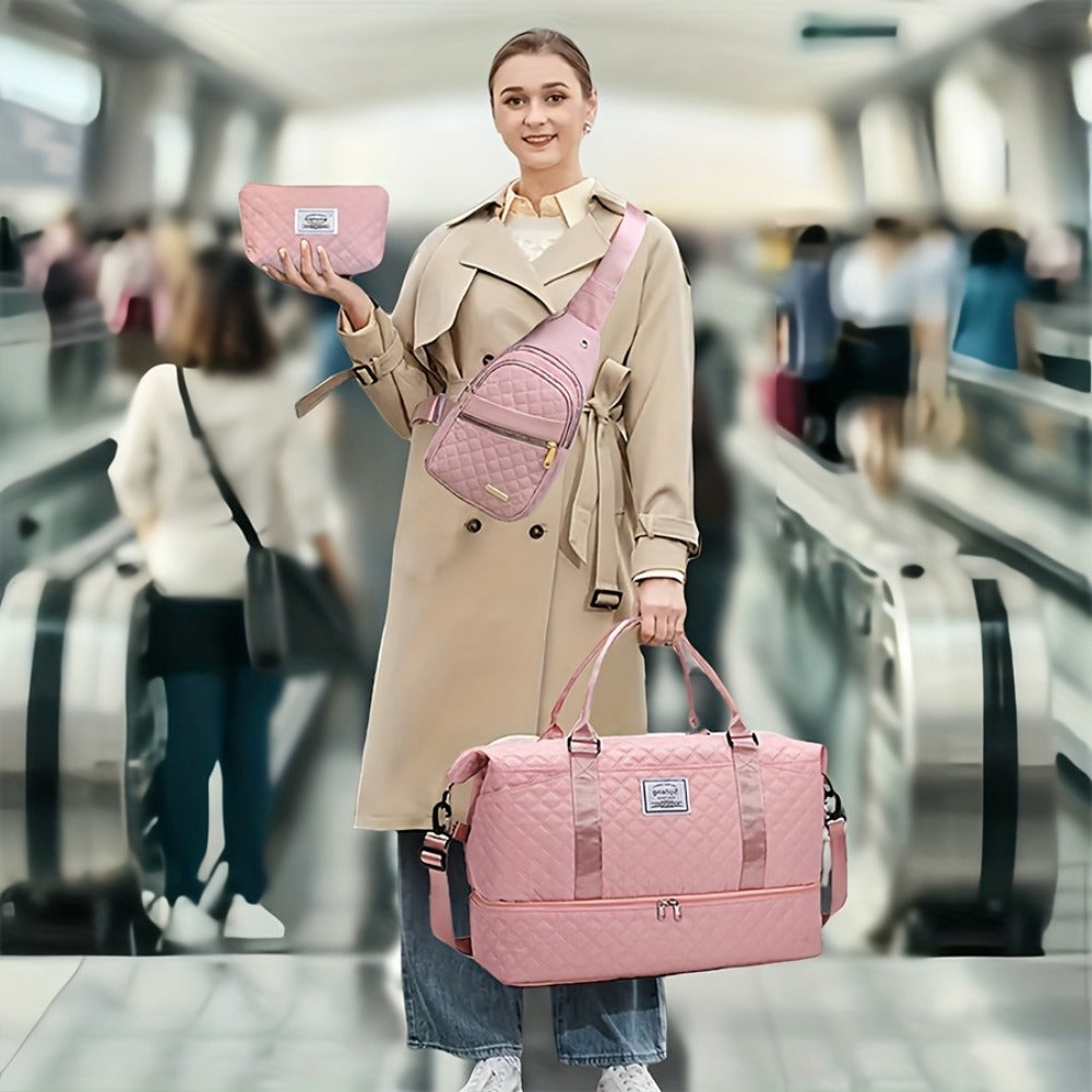 Travel Makeup Bag – 3 Piece, for Travel & Everyday Use – detail view 11