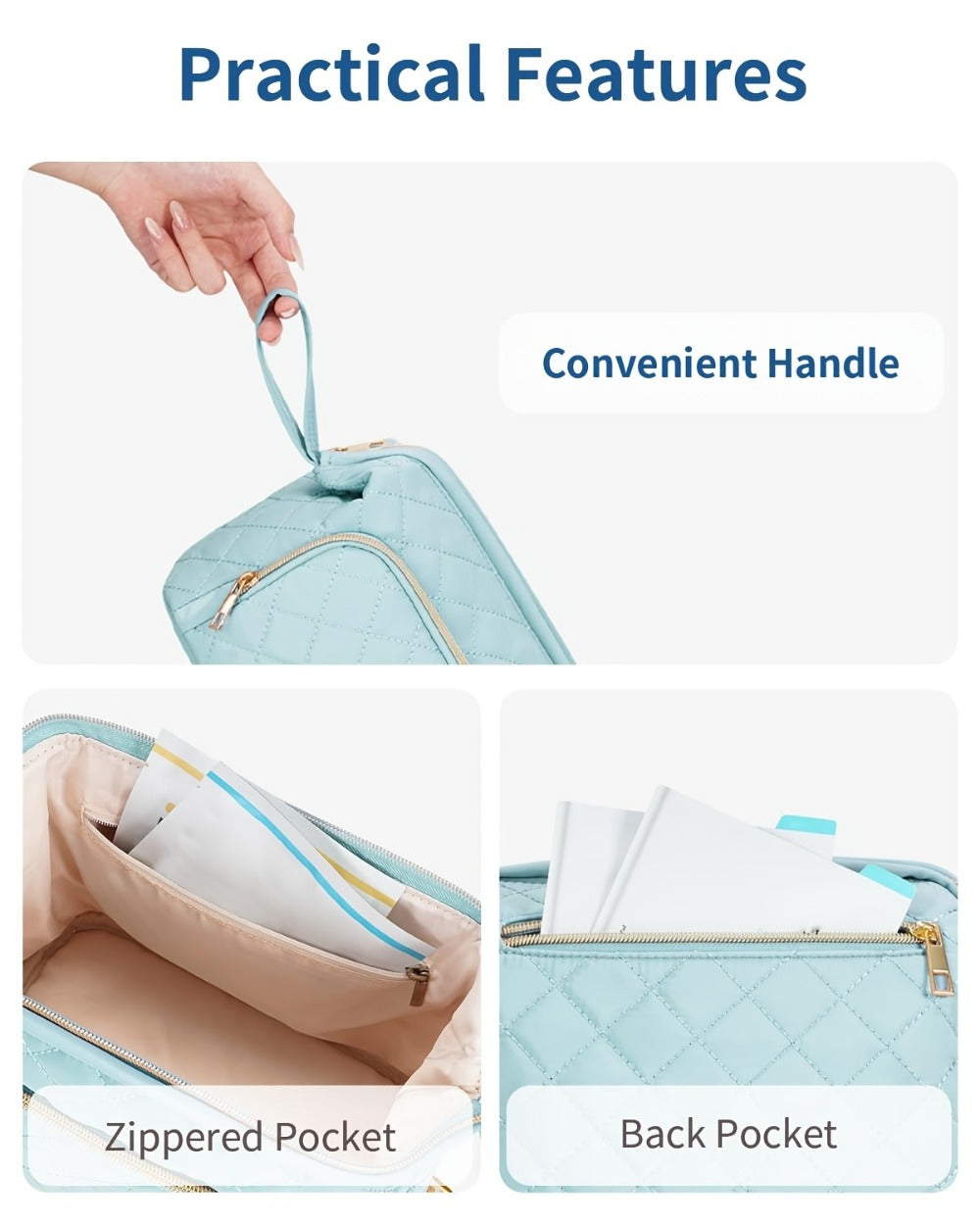 Travel Makeup Bag – 5L, Polyester, for Travel – detail view 18