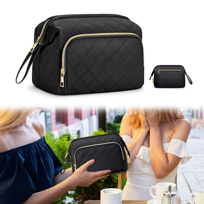 Travel Makeup Bag – 5L, Polyester, for Travel – front view