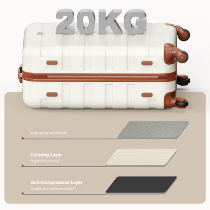 Travel Makeup Bag – 6-Piece, Lightweight, Expandable, Spinner Wheels – detail view 10