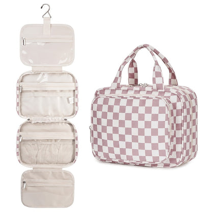Travel Makeup Bag – for Travel, Hanging Toiletry Compartment Kit Cosmetic – detail view 8