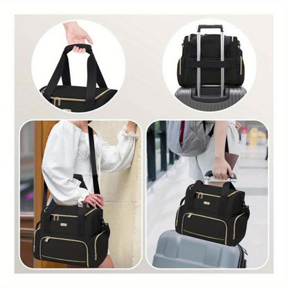 Travel Makeup Bag – for Travel, Large Double Layer Makeup Organizer – detail view 13