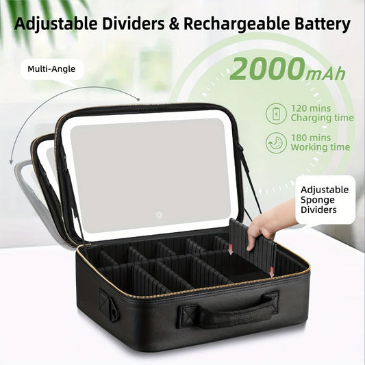 Travel Makeup Bag – 3-Color, for Travel – detail view 5