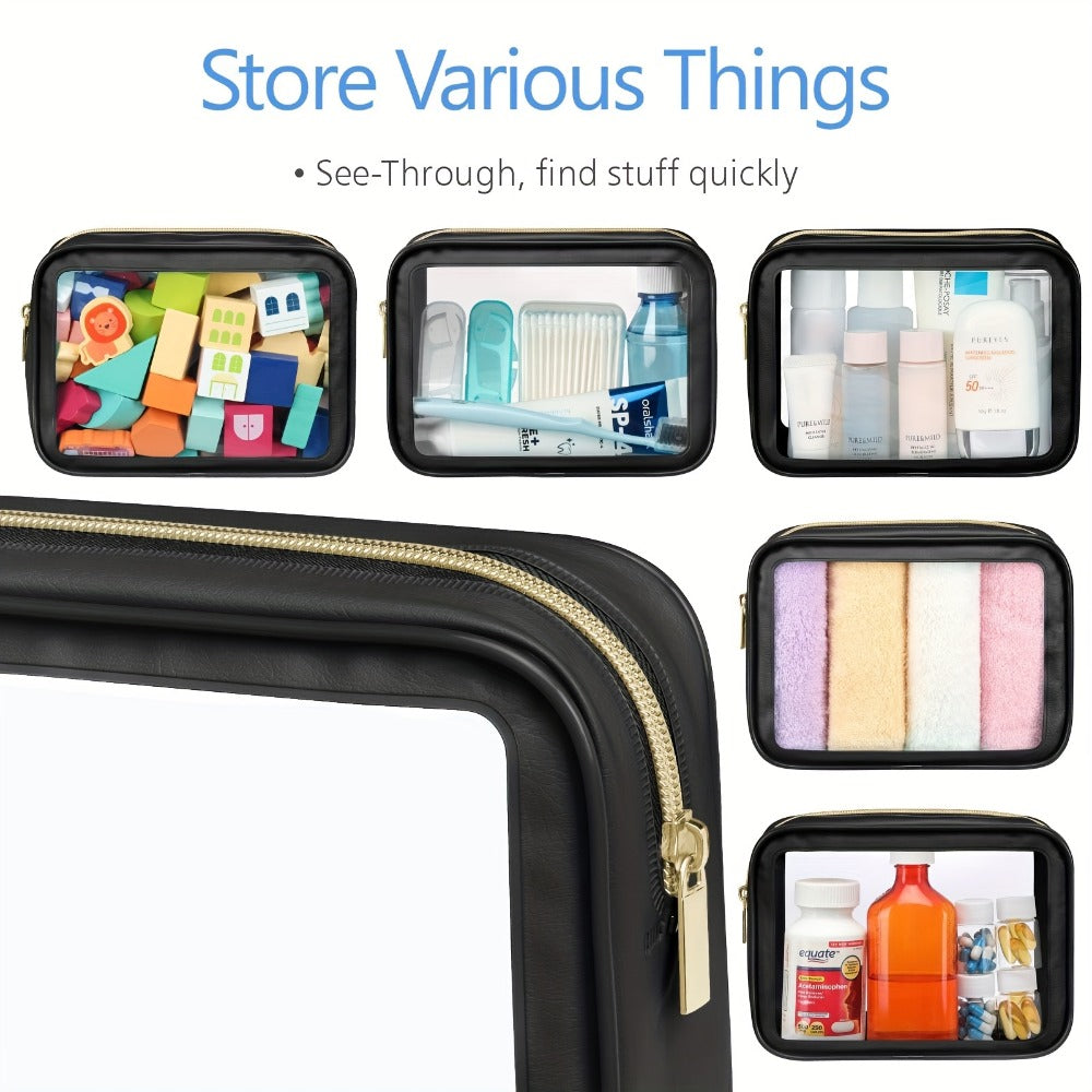 Travel Makeup Bag – Clear, Transparent, for Travel – detail view 16