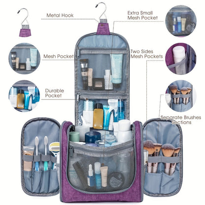 Travel Makeup Bag – 17 Colors, Large Capacity, Multi Pocket, Lightweight – detail view 26