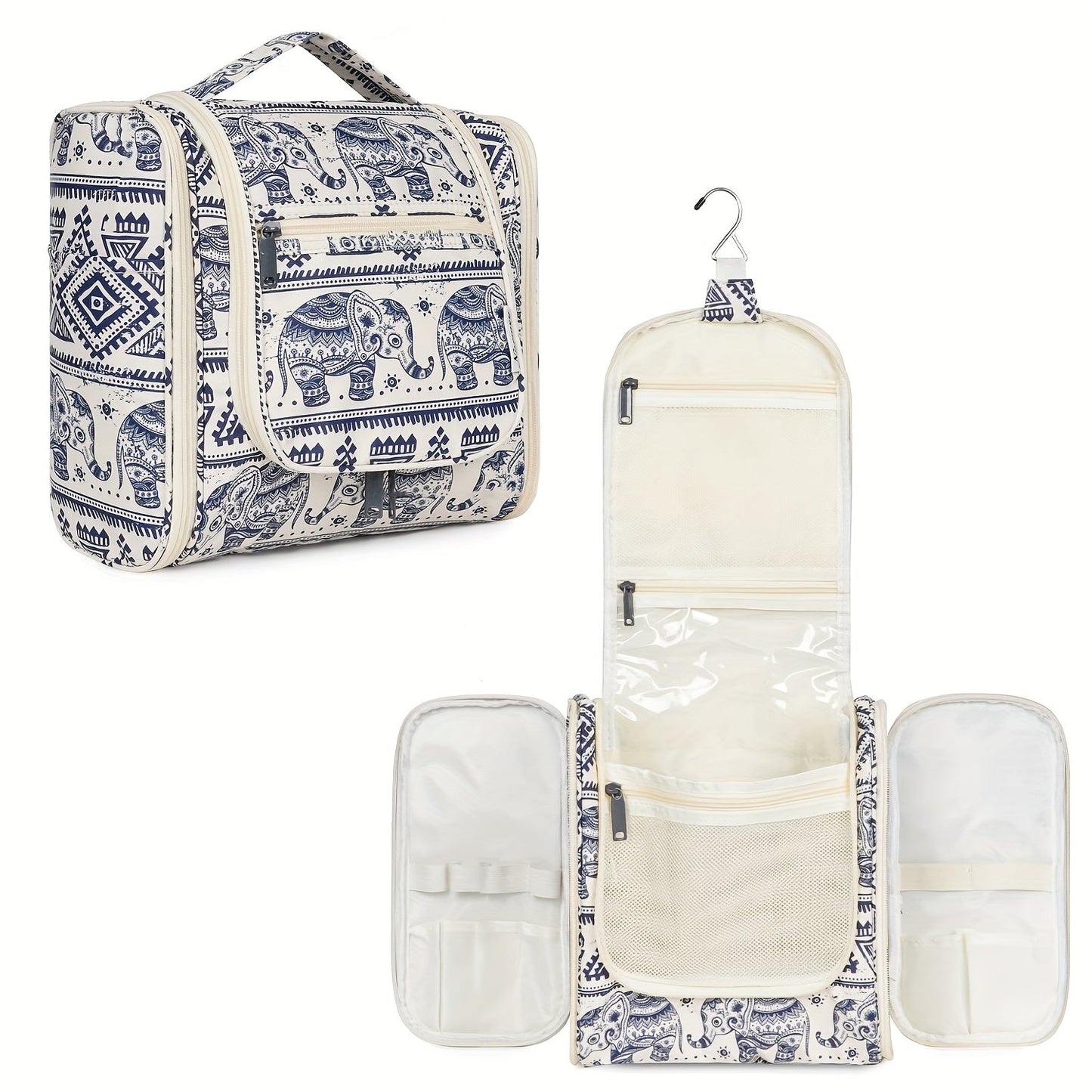 Travel Makeup Bag – 17 Colors, Large Capacity, Multi Pocket, Lightweight – detail view 4