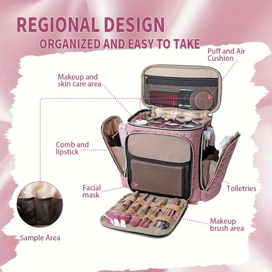 Travel Makeup Bag – Large Capacity, Multi-Pocket, for Travel – detail view 3