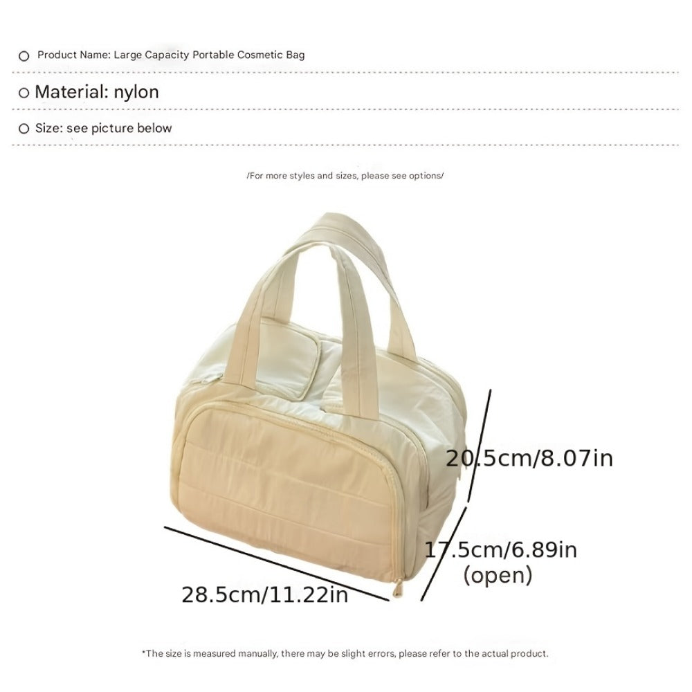 Travel Makeup Bag – 4 Colors, Large Capacity, Lightweight, for Travel – detail view 3