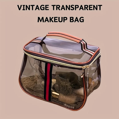 Travel Makeup Bag – Large Capacity, Transparent, Clear, Waterproof – detail view 6