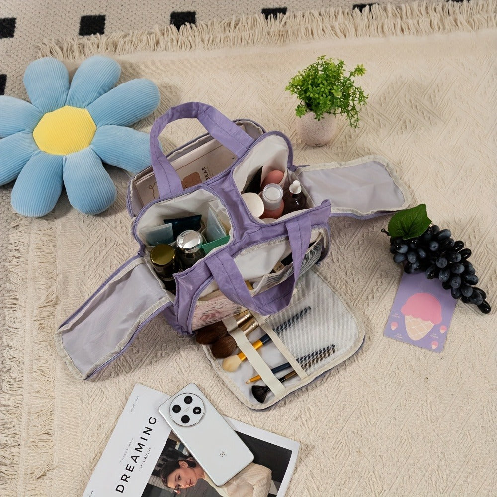 Travel Makeup Bag – Nylon, Large Capacity, for Travel & Everyday Use – detail view 11