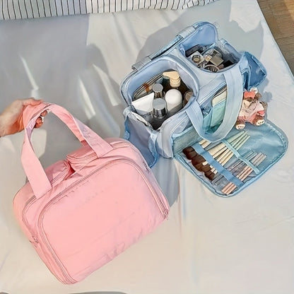 Travel Makeup Bag – Nylon, Large Capacity, for Travel & Everyday Use – detail view 4