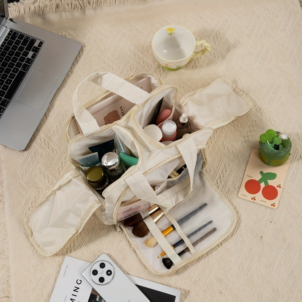 Travel Makeup Bag – Nylon, Large Capacity, for Travel & Everyday Use – detail view 6