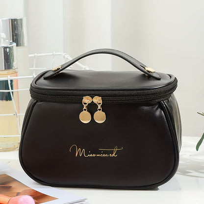 Travel Makeup Bag – PU Leather, Large Capacity, for Travel – front view - product view 13