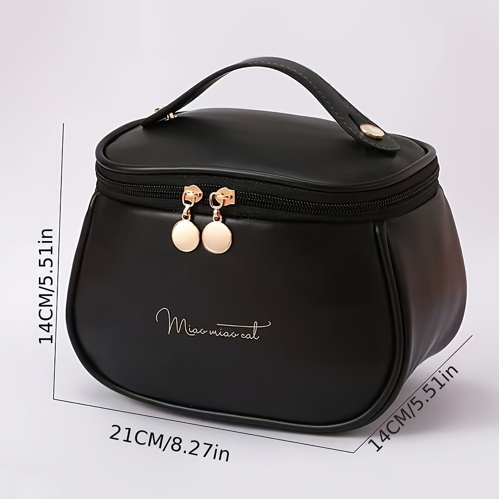 Travel Makeup Bag – PU Leather, Large Capacity, for Travel – detail view 5