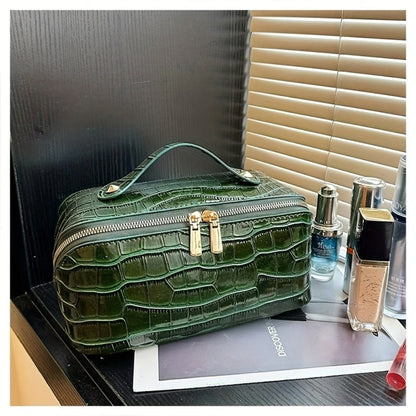 Travel Makeup Bag – PU Leather, Large Capacity, for Travel – detail view 2