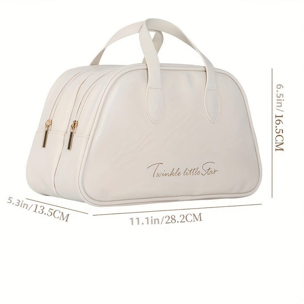 Travel Makeup Bag – PU Leather, Large Capacity, for Travel & Everyday Use – detail view 5