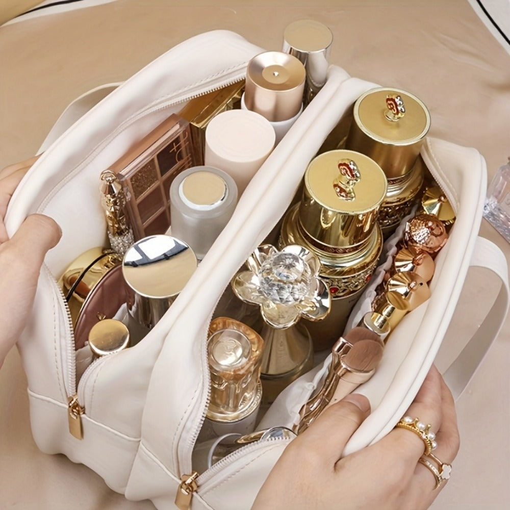 Travel Makeup Bag – PU Leather, Large Capacity, for Travel & Everyday Use – detail view 11