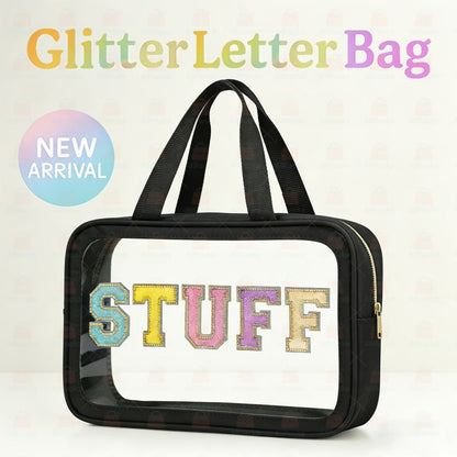 Travel Makeup Bag – PVC, Stuff Embroidered Pvc Makeup Portable – detail view 3