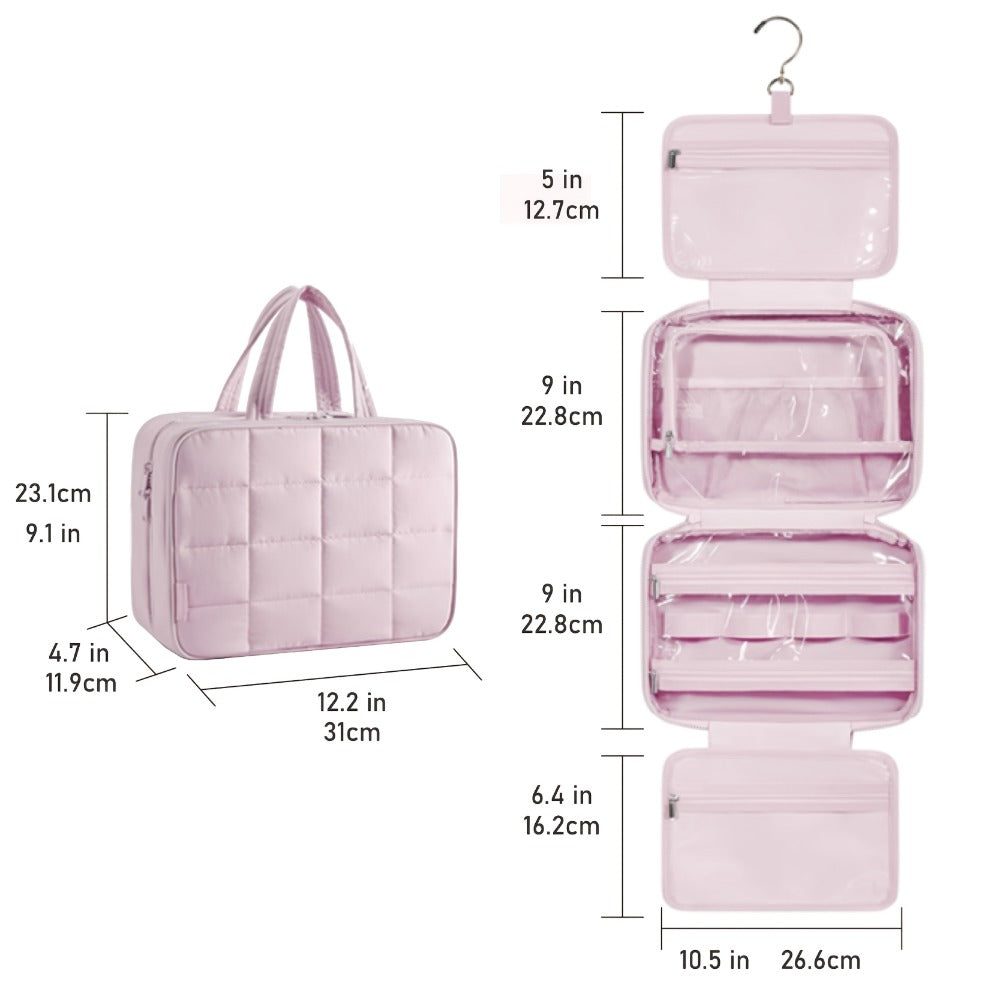 Travel Makeup Bag – PVC, Foldable, for Travel – detail view 4