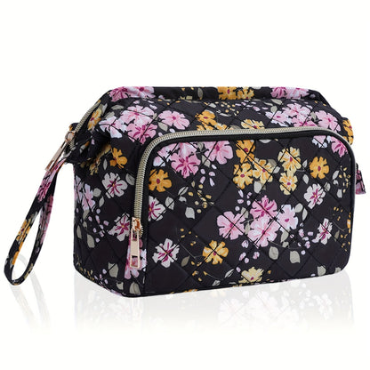 Travel Makeup Bag – Quilted, Trolley Sleeve, for Travel – detail view 4