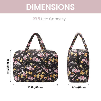 Travel Makeup Bag – Quilted, Trolley Sleeve, for Travel – detail view 21