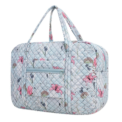 Travel Makeup Bag – Quilted, Trolley Sleeve, for Travel – alternate view