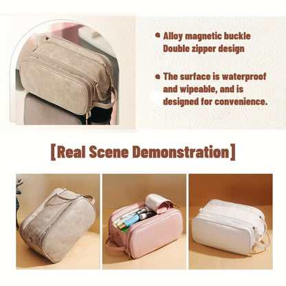 Travel Makeup Bag – for Travel, Large Tri Fold Cosmetic Card – detail view 25