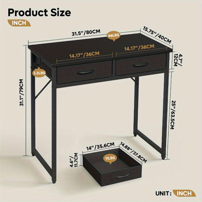 Makeup Vanity Desk with Adjustable Height for Dressing and Daily Routines in Bedroom detail image - detail view 16