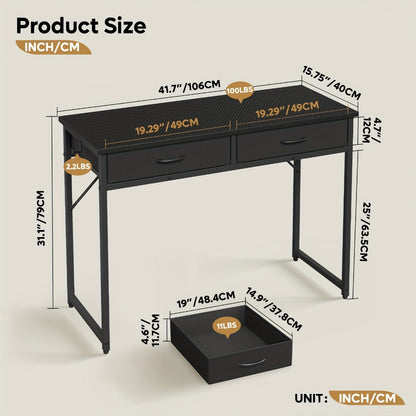 Makeup Vanity Desk with Adjustable Height for Dressing and Daily Routines in Bedroom detail image - detail view 18