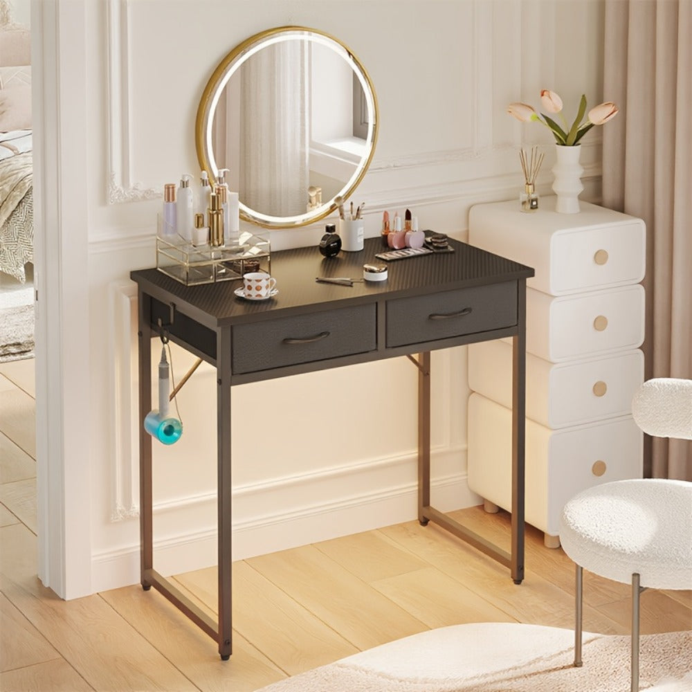 Makeup Vanity Desk with Adjustable Height for Dressing and Daily Routines in Bedroom detail image