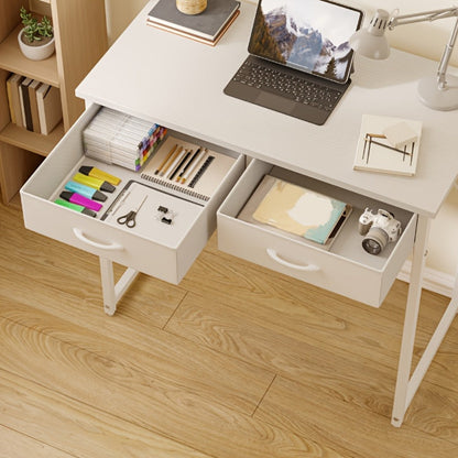 Makeup Vanity Desk with Adjustable Height for Dressing and Daily Routines in Bedroom detail image - detail view 5