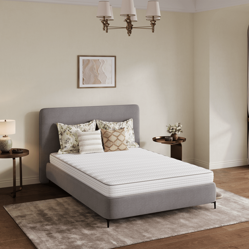 Mattress shown in the Full, 8 inch option