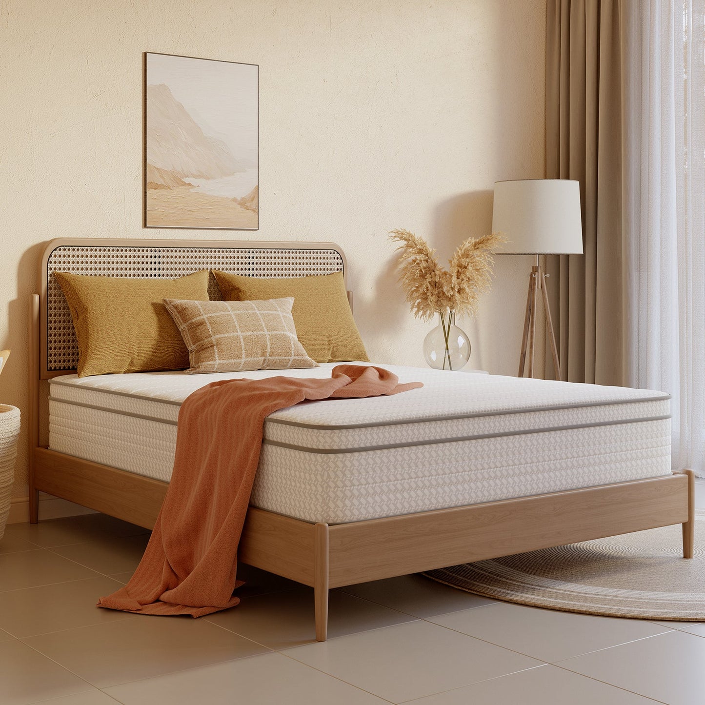 Mattress shown in the Twin XL, 6 inch option