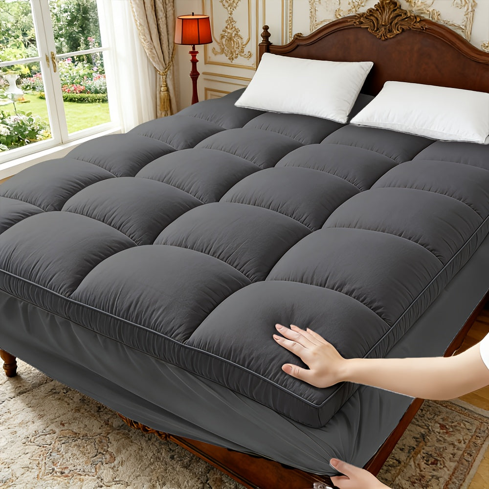 Mattress Pad shown in the Grey, Twin (39in×75in) option