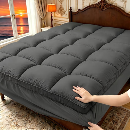 Mattress Toppers shown in the Dark Gray, Twin(39"x 75") option