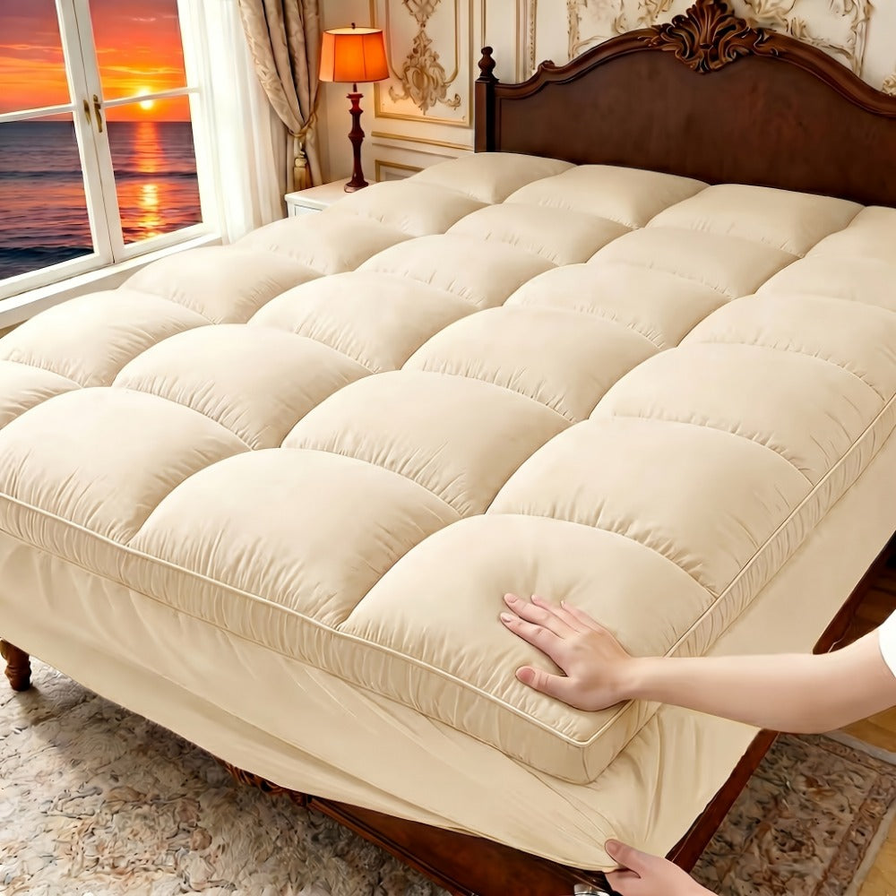 Mattress Topper, Bed Mattress Pad for Bedroom Comfort and Support detail image - detail view 11