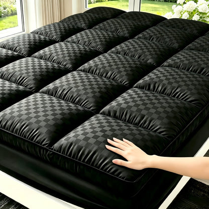Mattress Topper shown in the Black, Full(54"x 75") option