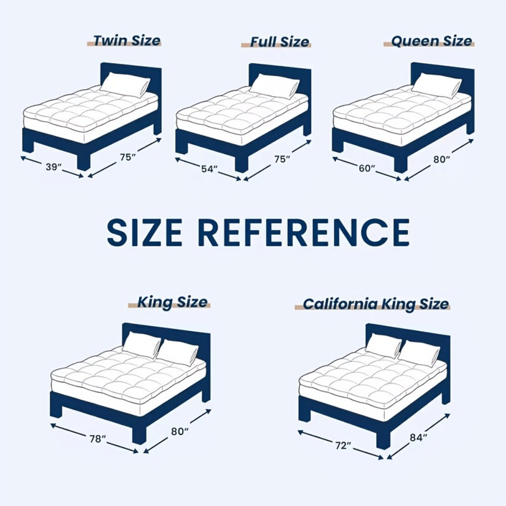 Mattress Topper, Cooling Mattress Topper for Bedroom Comfort and Support detail image