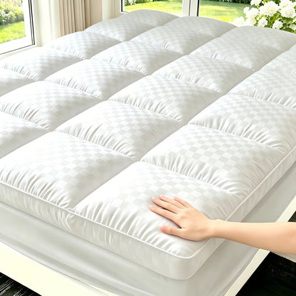 Mattress Topper shown in the White, Twin(39"x 75") option
