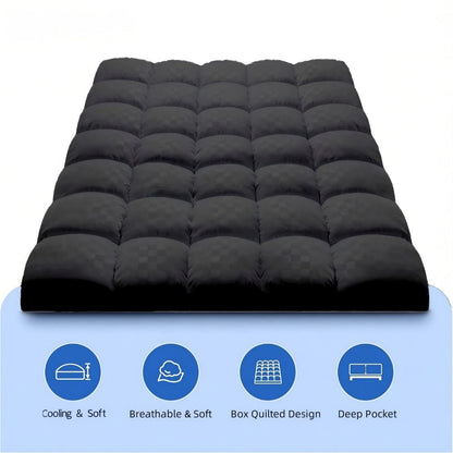 Mattress Topper shown in the Dark Gray, Twin(39" x 75") option