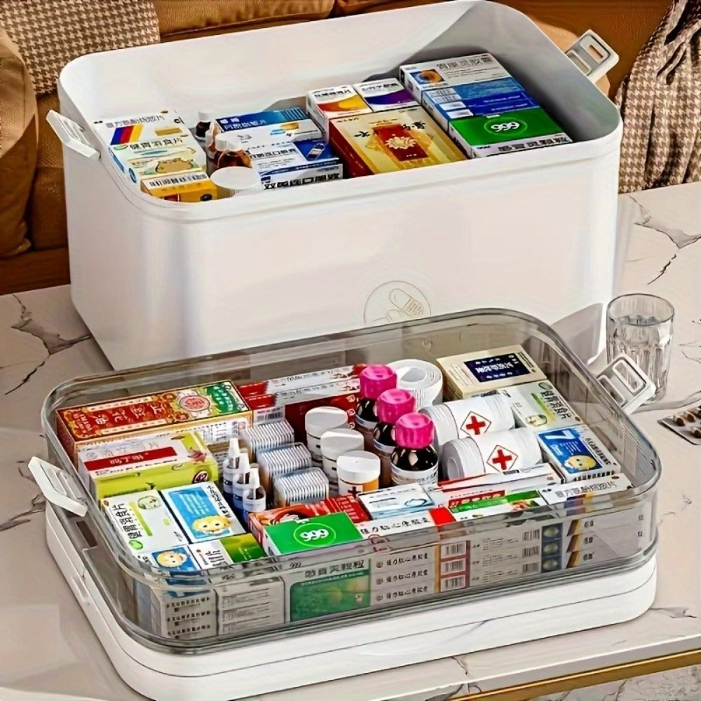 Medicine Storage Box with Large-Capacity Storage for Bedroom detail image - detail view 11