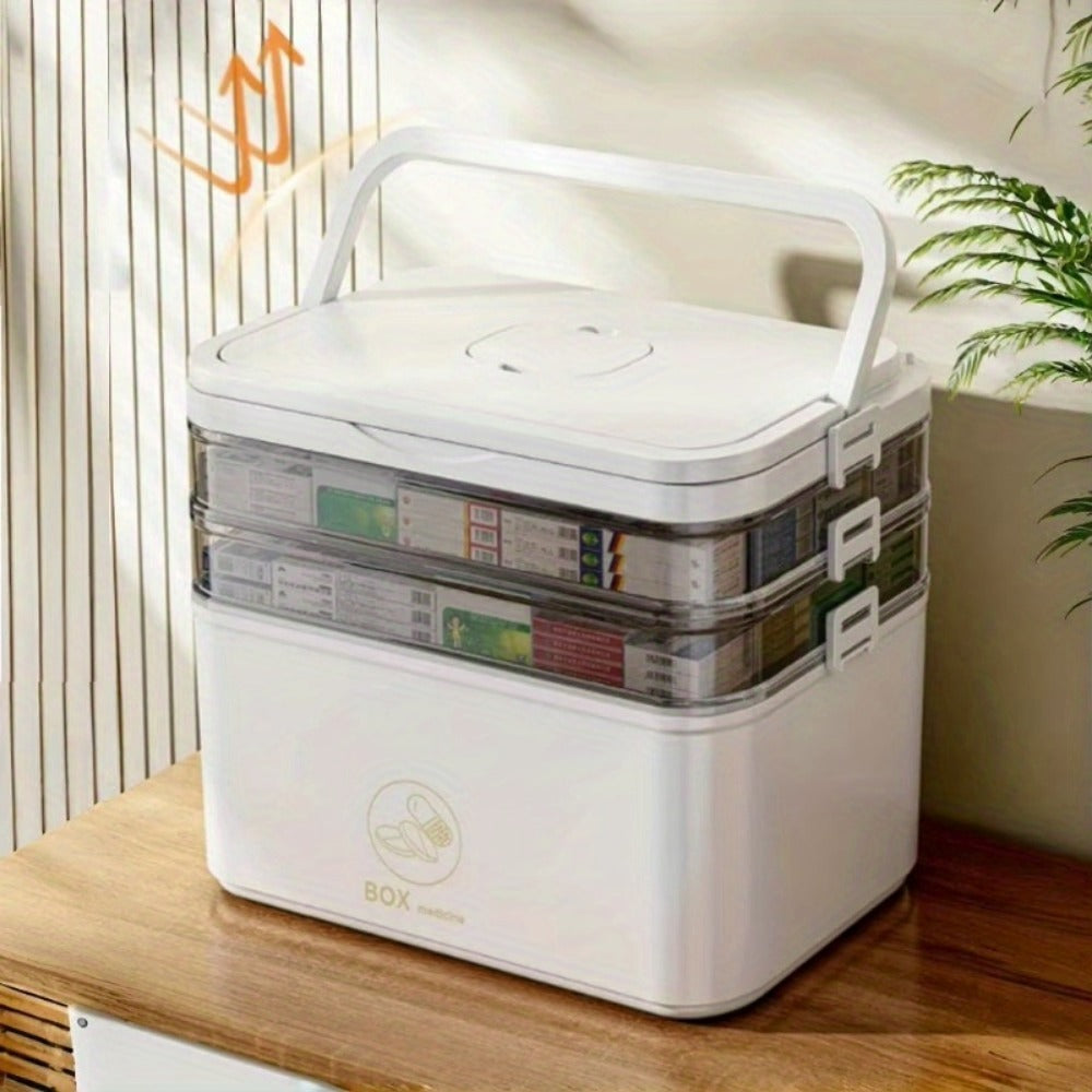 Medicine Storage Box with Large-Capacity Storage for Bedroom detail image - detail view 13