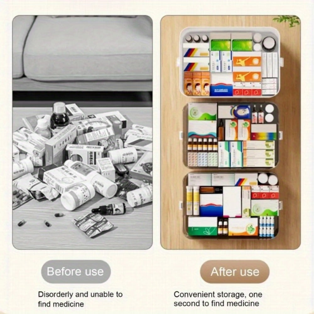 Medicine Storage Box with Large-Capacity Storage for Bedroom detail image - detail view 18