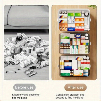 Medicine Storage Box with Large-Capacity Storage for Bedroom detail image - detail view 18