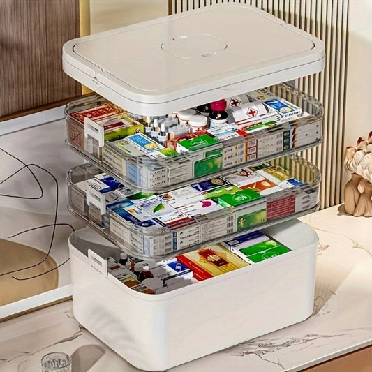 Medicine Storage Box with Large-Capacity Storage for Bedroom detail image