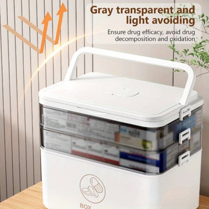 Medicine Storage Box with Large-Capacity Storage for Bedroom detail image - detail view 6